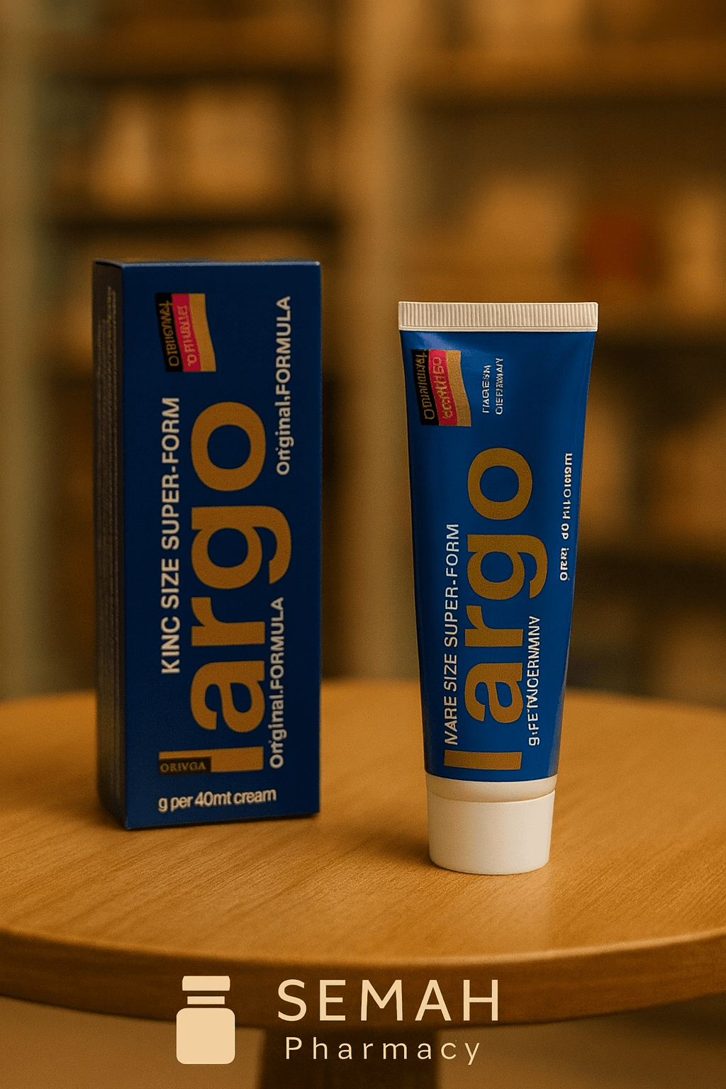 لارگو آلمانی King Size | کرم حجم‌دهنده قوی مردانه