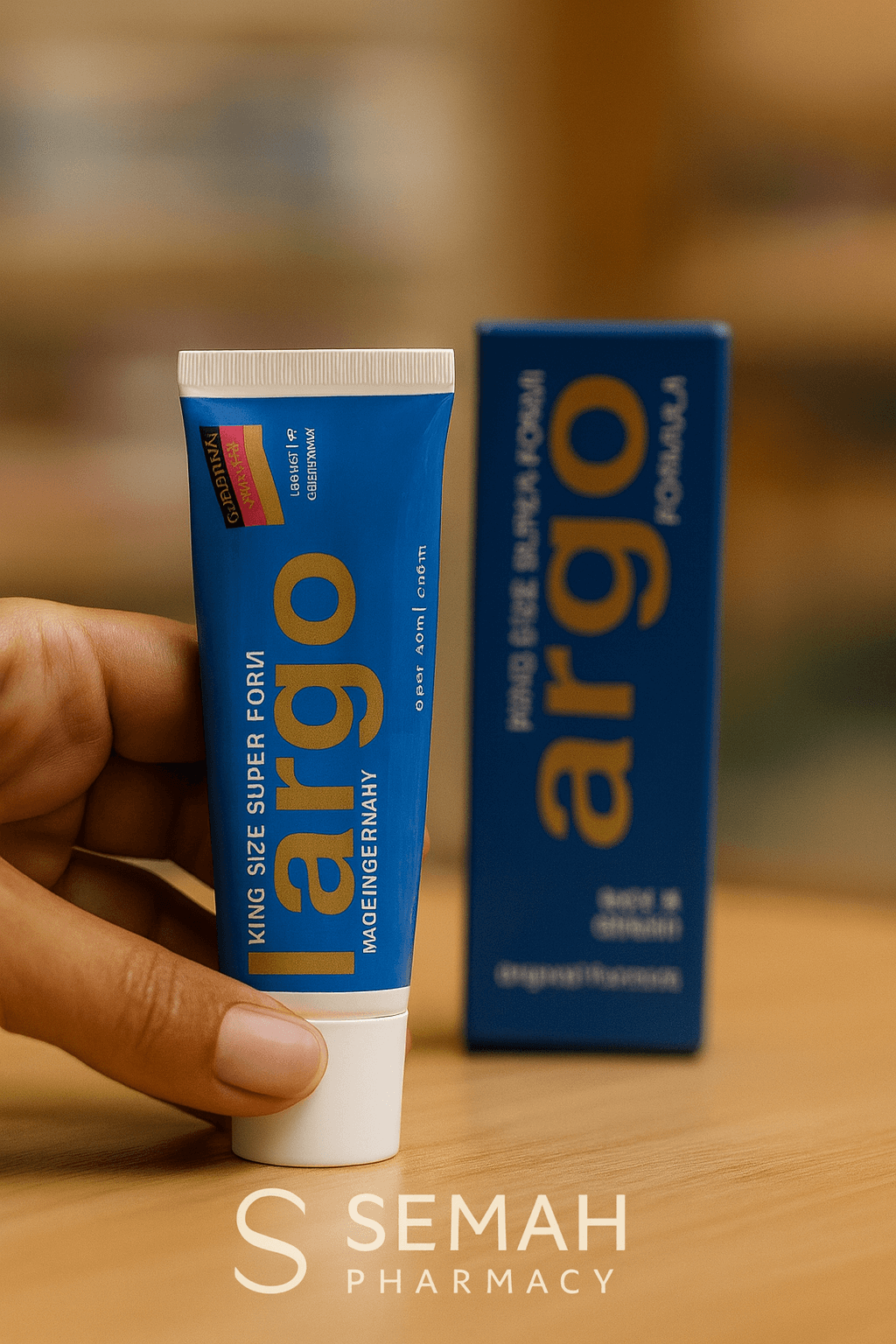 کرم لارگو آلمانی اصل | افزایش سایز و استقامت آقایان