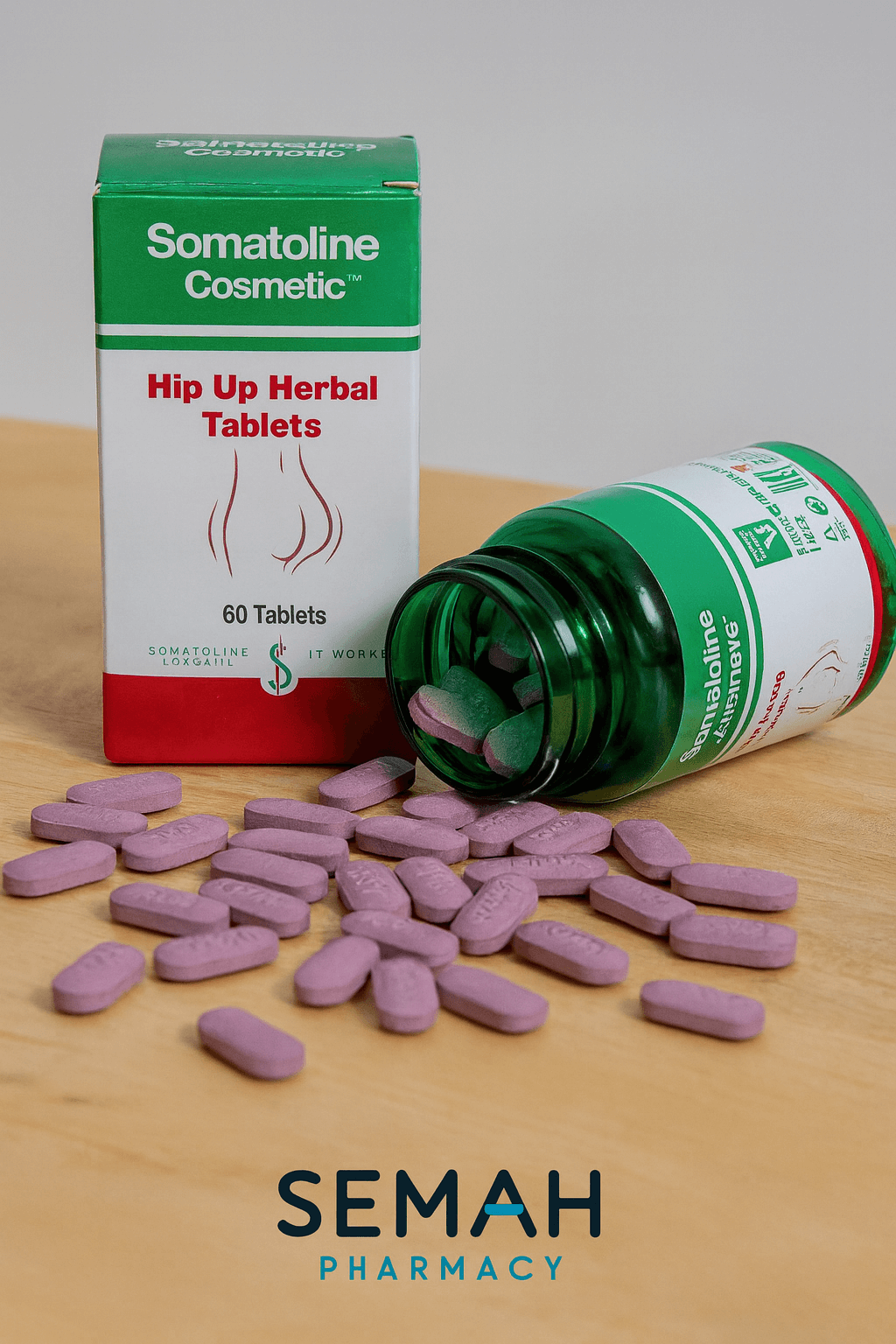 افزایش حجم و سفتی باسن با قرص گیاهی سوماتولین